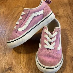 Hot Pink Toddler VANS Size 7